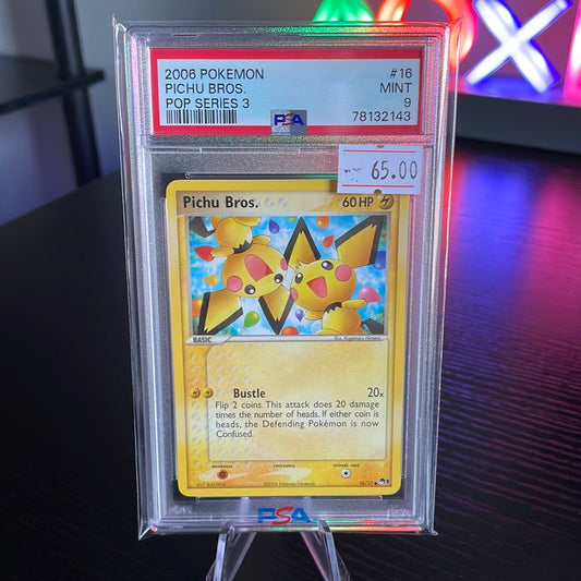 2006 Pokémon Pichu Bros PSA Mint 9