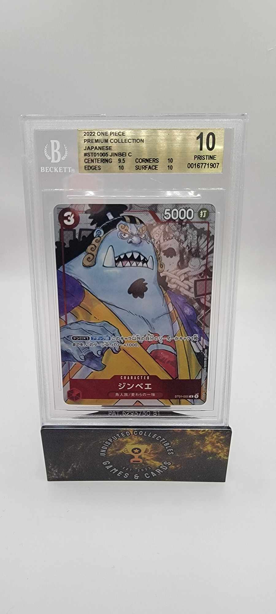 One Piece 25th Anniversary Premium Collection Jinbe BGS Pristine 10