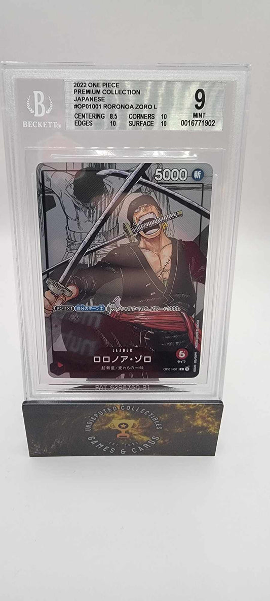 One Piece 25th Anniversary Premium Collection Roronoa Zoro BGS 9