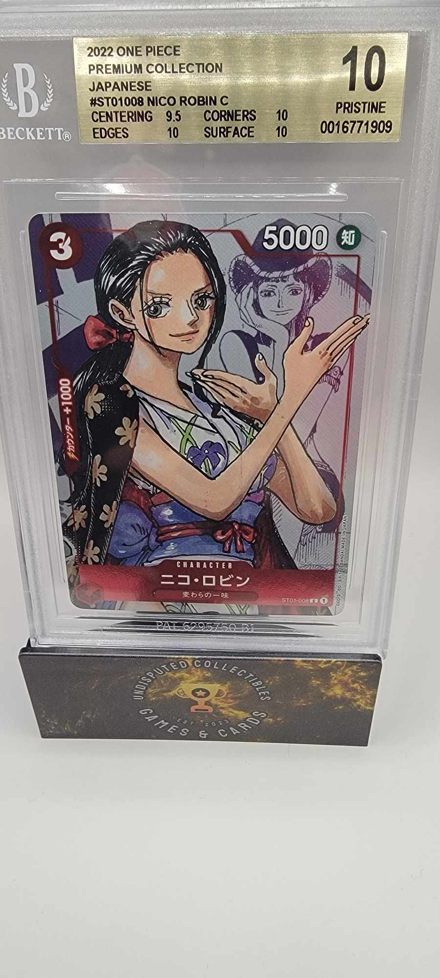 One Piece 25th Anniversary Premium Collection Nico Robin BGS Pristine 10