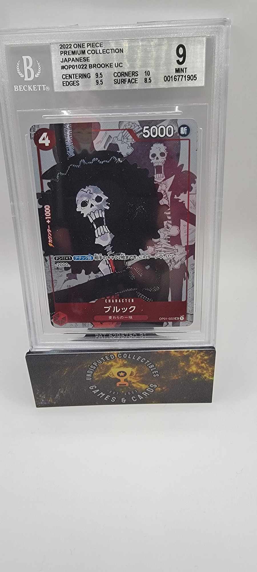One Piece 25th Anniversary Premium Collection Brook BGS 9