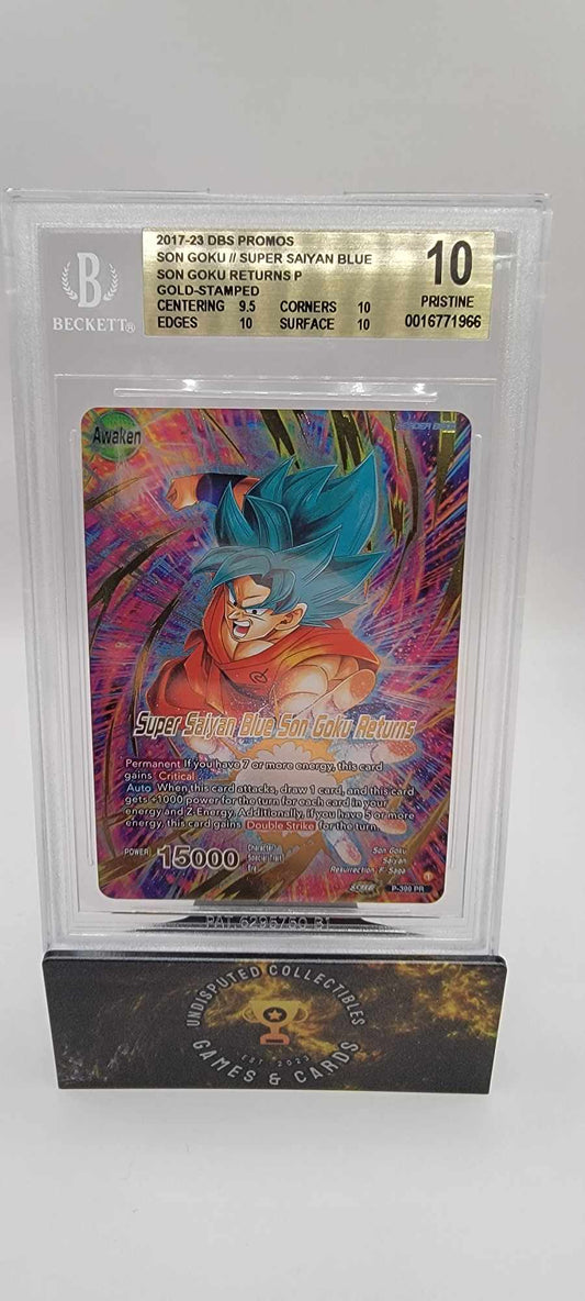 Dragon Ball Super Promo: Super Saiyan Blue Son Goku Returns BGS Pristine 10