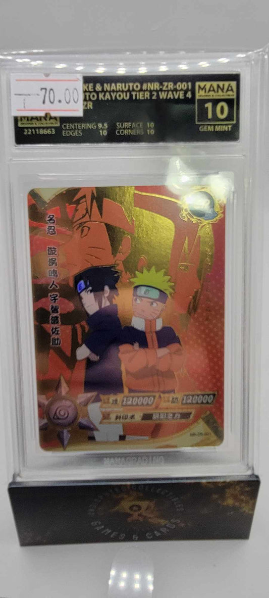 Naruto Kayou Tier 2 Wave 4 Naruto & Sasuke ZR Mana 10