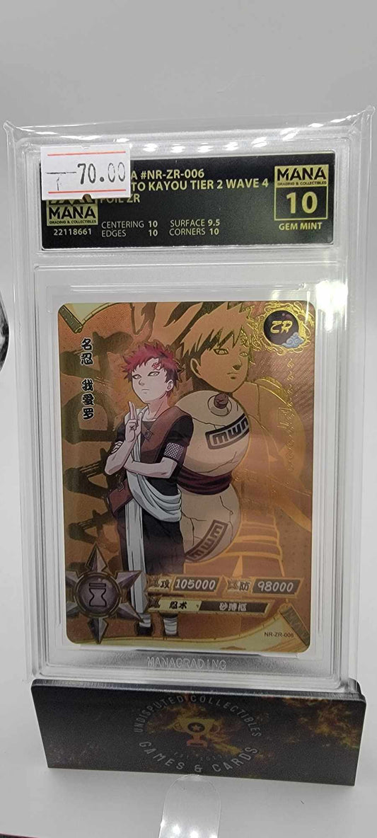 Naruto Kayou Tier 2 Wave 4 Gaara ZR Mana 10