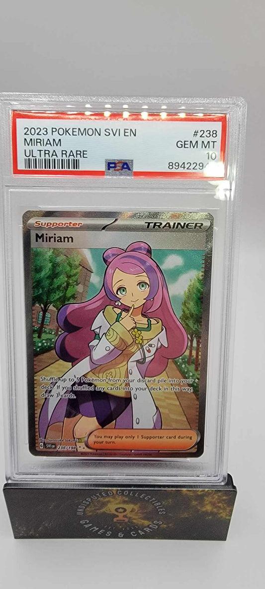 Pokemon Scarlet & Violet Miriam PSA 10