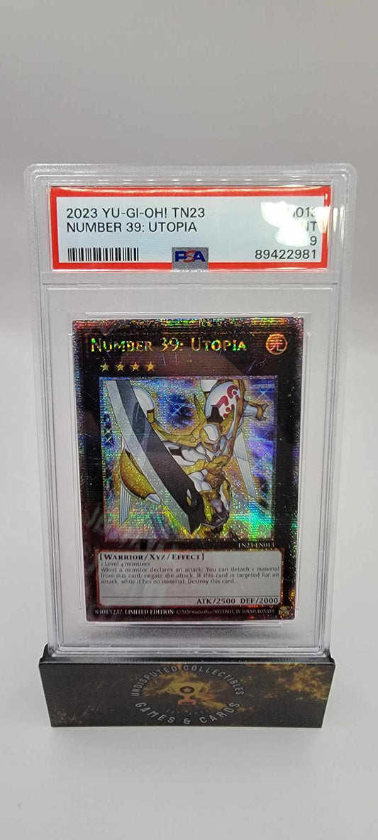 Yu-Gi-Oh! Dueling Heroes Tin Utopia PSA 9