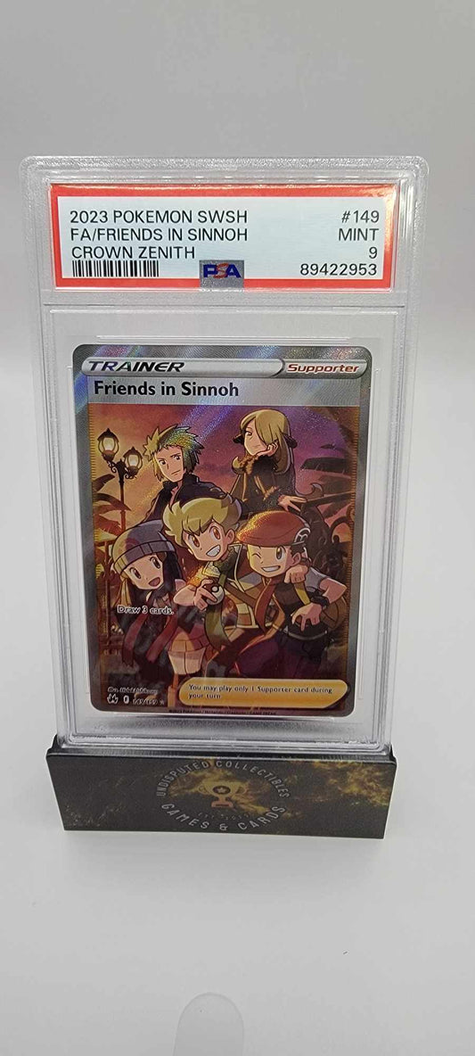 Pokemon Crown Zenith Friends in Sinnoh PSA 9