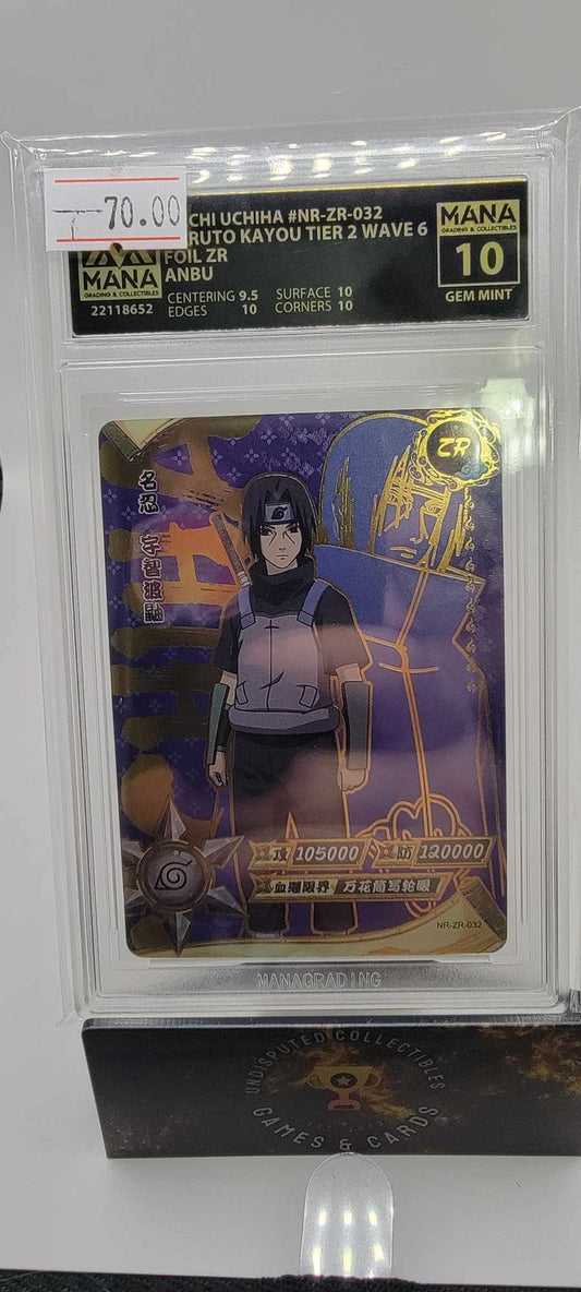 Naruto Kayou Tier 2 Wave 6 Itachi Uchiha Anbu ZR Mana 10