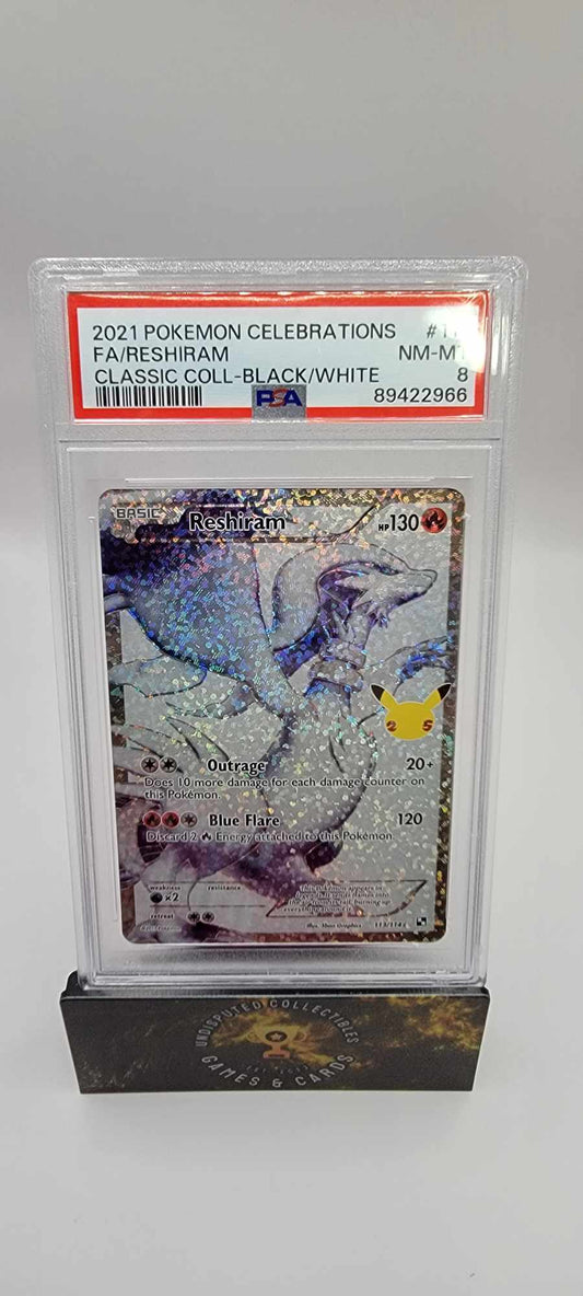 Pokemon Celebrations Classic Collection Reshiram PSA 8