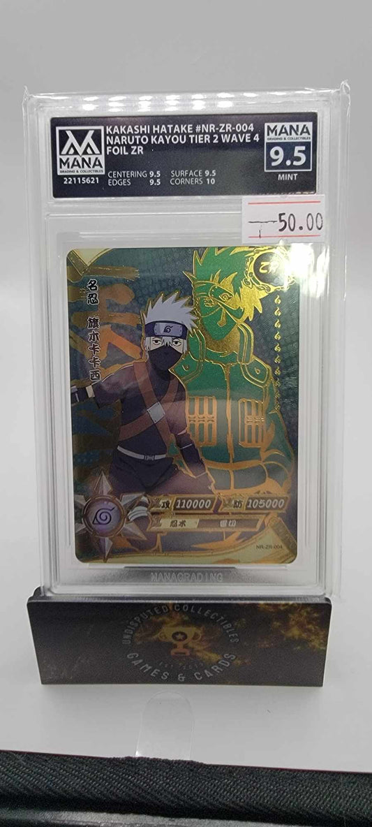 Naruto Kayou Tier 2 Wave 4 Kakashi ZR Mana 9.5