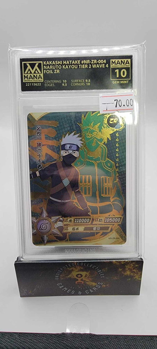 Naruto Kayou Tier 2 Wave 4 Kakashi ZR Mana 10