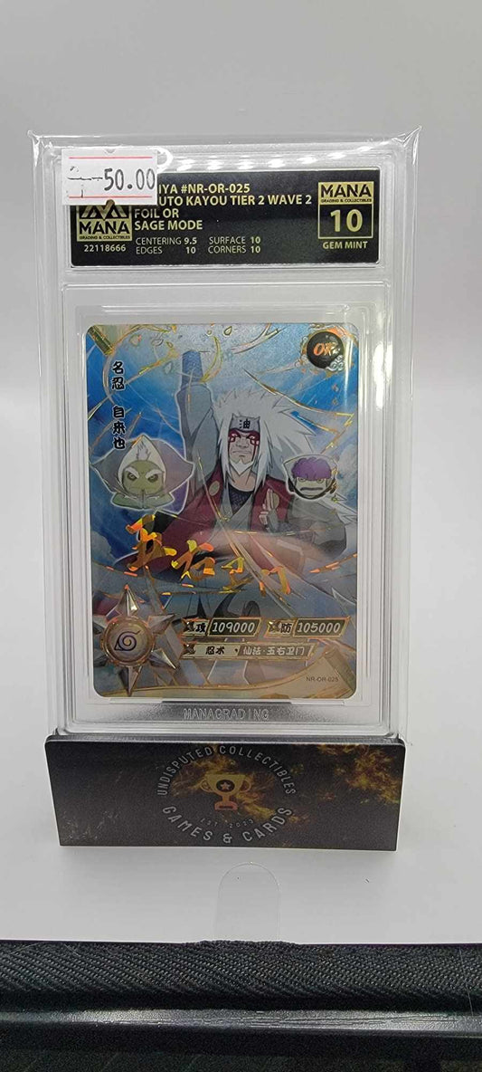 Naruto Kayou Tier 2 Wave 2 Jiraiya OR Mana 10