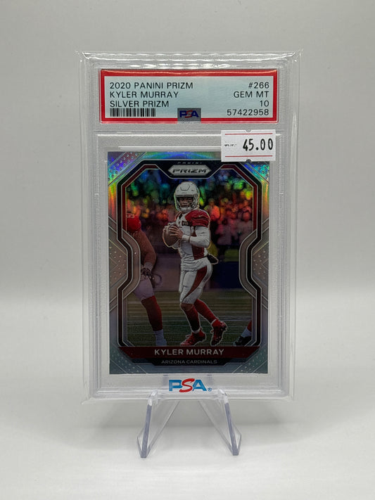 2020 Panini Prizm Kyler Murray Silver PSA Gem Mint 10