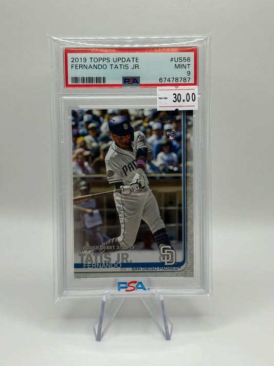 2019 Topps Update Fernando Tatis RC PSA 9