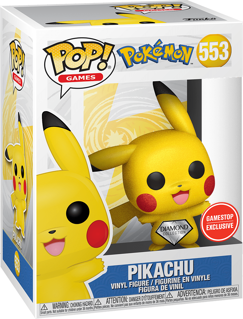 Pokemon Pikachu Funko Pop Gamestop Exclusive #553